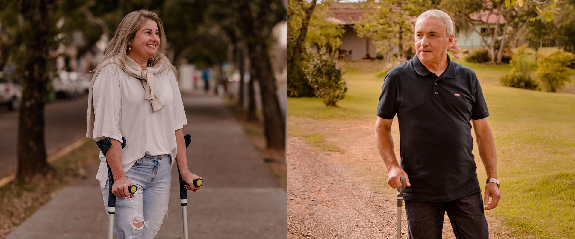 Conheça as diferenças entre muleta e bengala