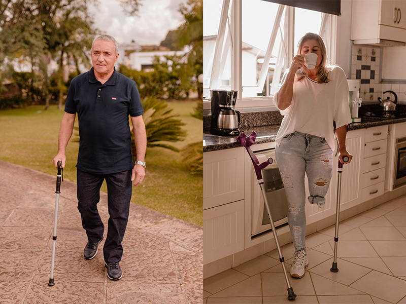 Conheça as diferenças entre muleta e bengala